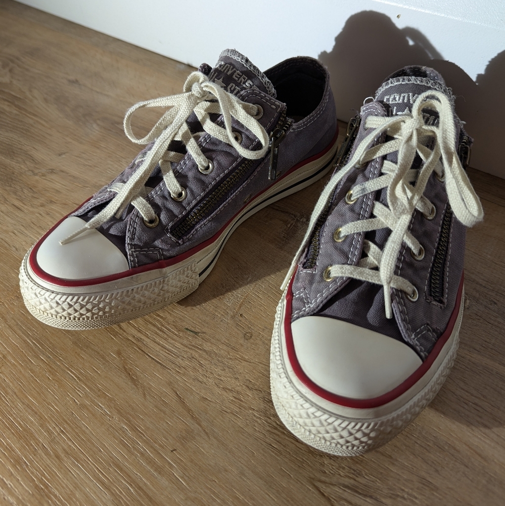 Converse Chuck Taylor dual zipper sneakers